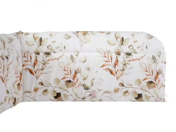 Ochraniacz do łóżeczka 30x180cm bawełniany Eukaliptus - obrazek 2