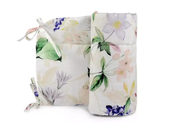 ochraniacz do łóżeczka biała magnolia