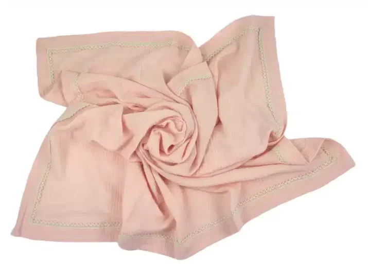 kocyk muslin brzoskwinia