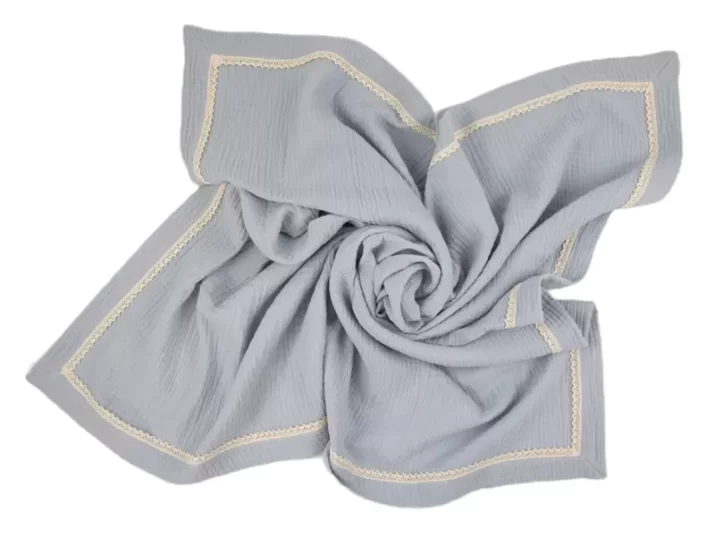 kocyk muslin szary 2