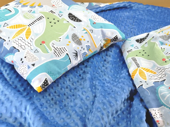 POŚCIEL DO PRZEDSZKOLA I ŻŁOBKA wzór jeans dino - obrazek 5