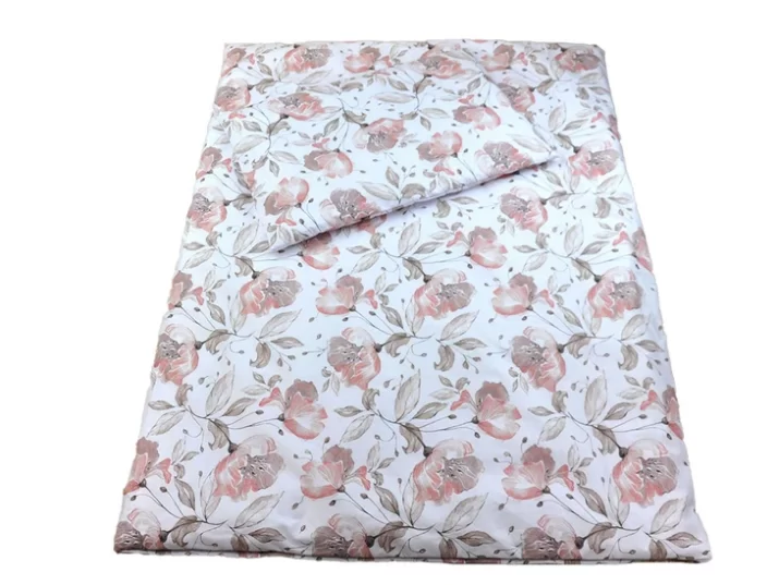 KOMPLET POŚCIELI BAWEŁNIANEJ  140X200 wzór peonia - obrazek 7